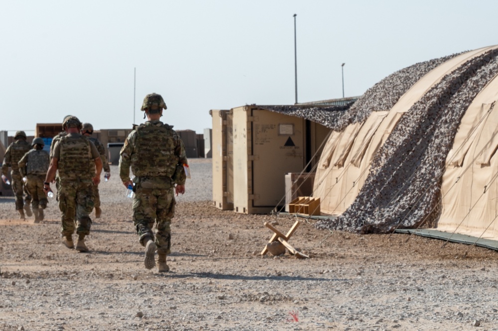 378th AEW conducts bunker dive exercise