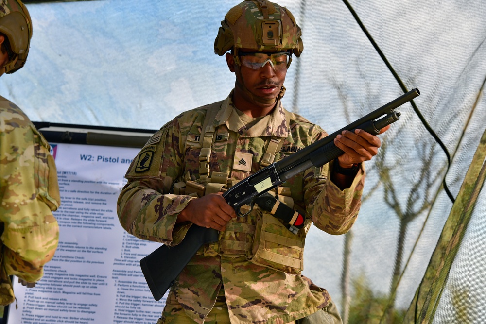 Expert Infantryman Badge, Expert Soldier Badge and Expert Field Medical Badge training.