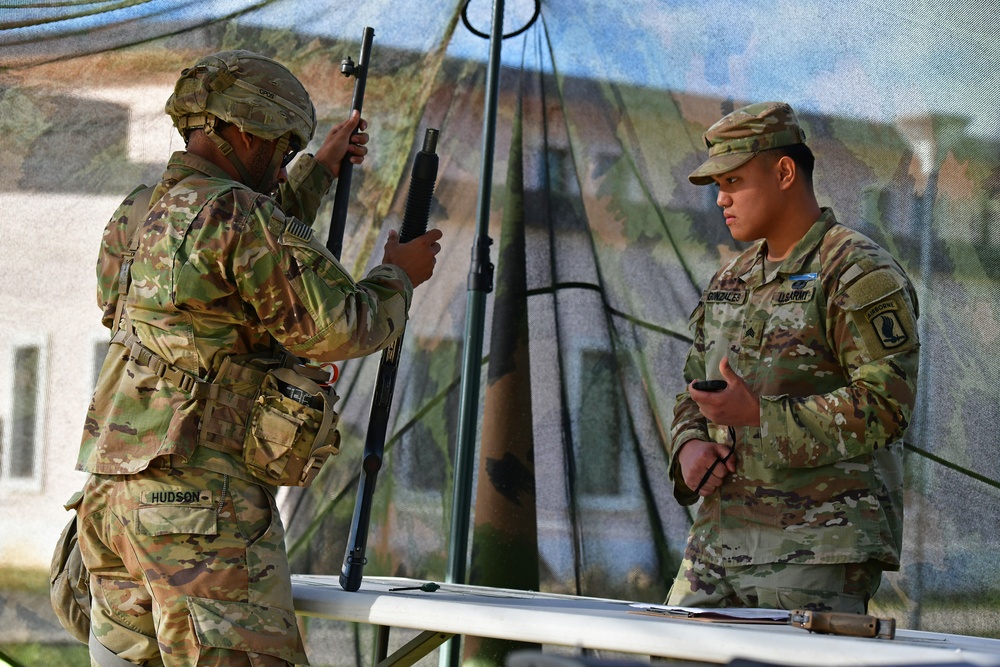 Expert Infantryman Badge, Expert Soldier Badge and Expert Field Medical Badge training.