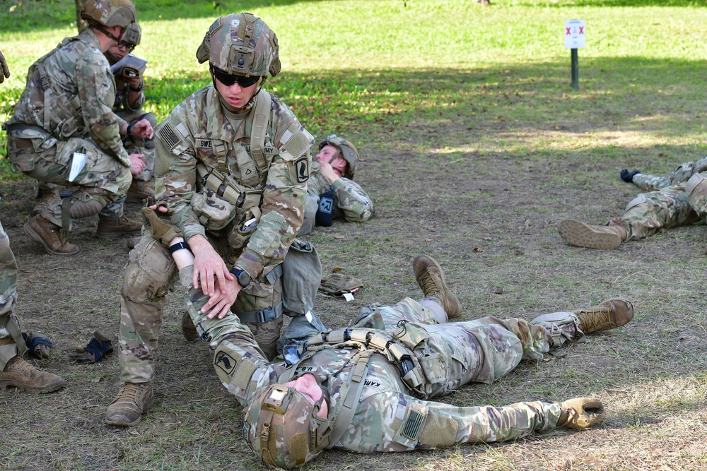 Expert Infantryman Badge, Expert Soldier Badge and Expert Field Medical Badge training.