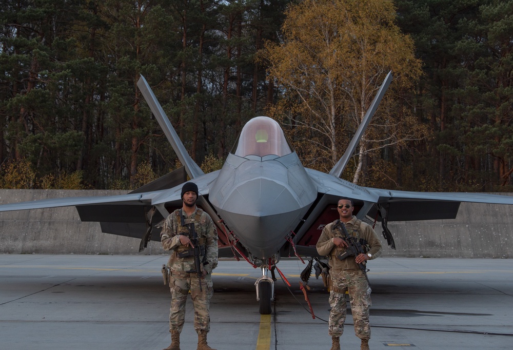 Defenders assigned to the 423rd SFS support 90th EFS