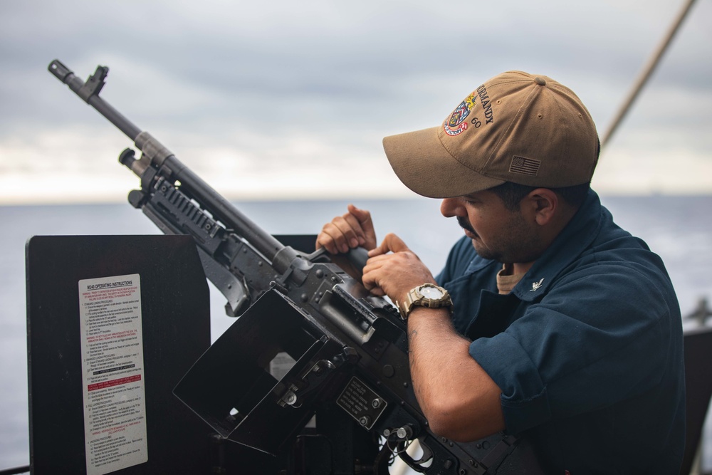 USS Normandy (CG 60) Participates in Silent Wolverine