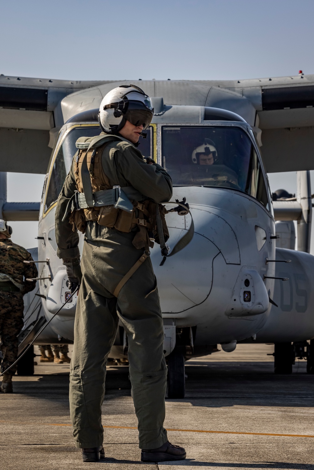 KEEN SWORD 23 | MV-22B Ospreys From VMM-265 Arrive in Kumamoto for Keen Sword 23