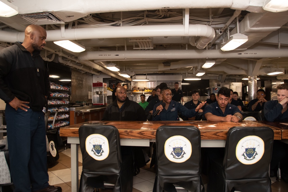 USS Ronald Reagan’s (CVN 76) Sailor 360 program conducts training