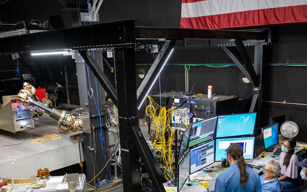 NRL Engineers Ready Innovative Robotic Servicing of Geosynchronous Satellites (RSGS) Payload for Launch
