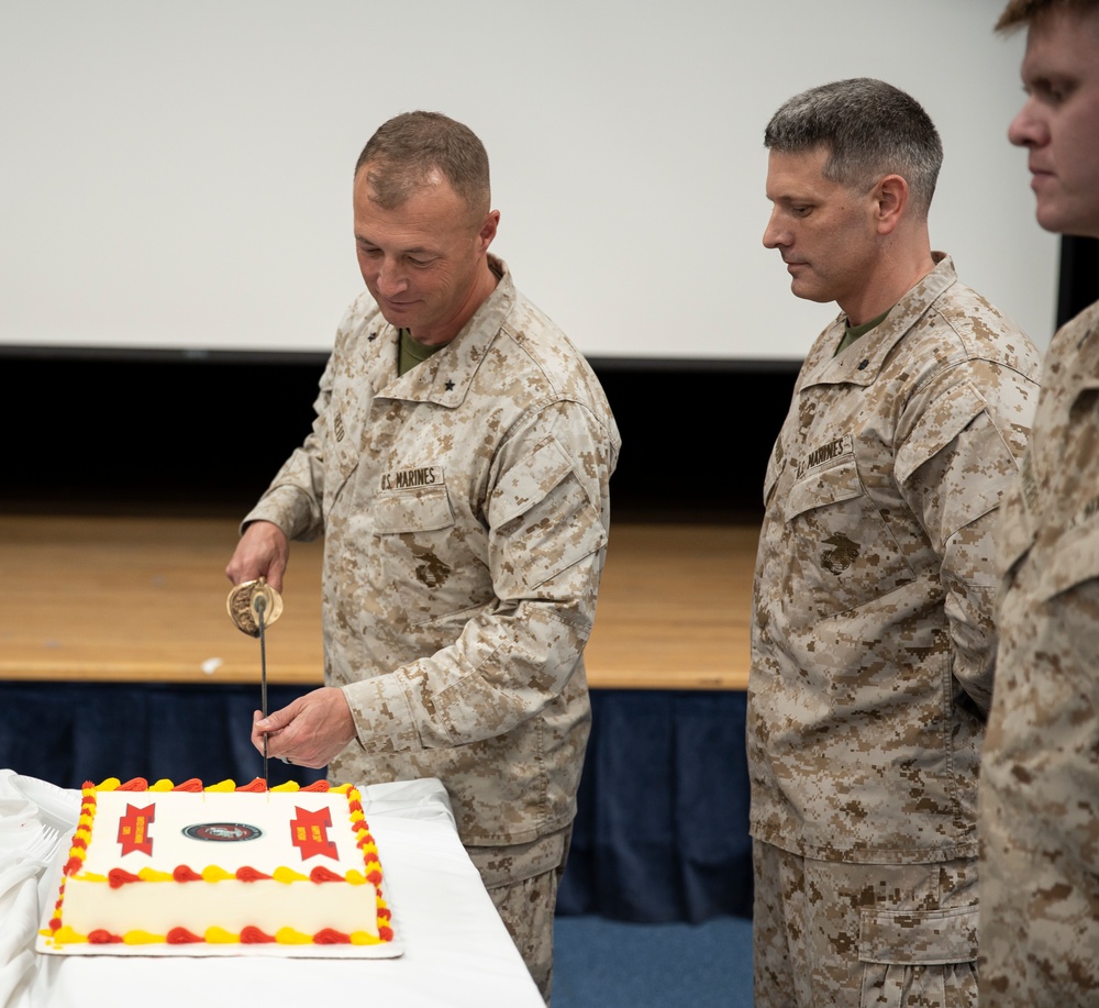 TF 51/5 Holds USMC Birthday Cake Cutting Ceremony