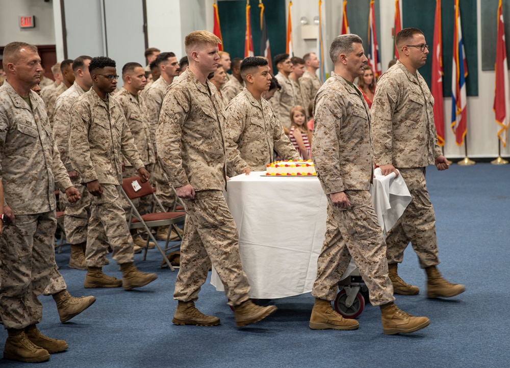 TF 51/5 Holds USMC Birthday Cake Cutting Ceremony