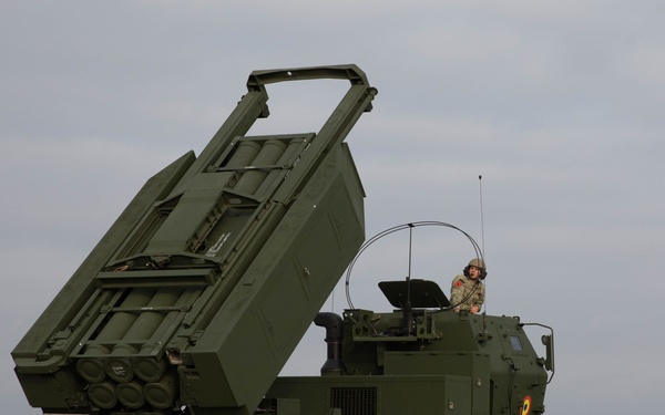 Romanian HIMARS team increase capability with Royal Air Force A400M loading during exercise ATREUS