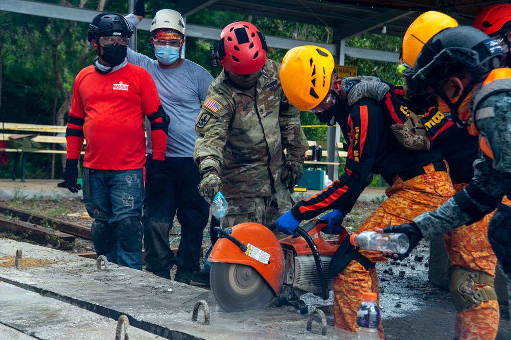 Pacific Partnership 2022 Collapsed Structure Training