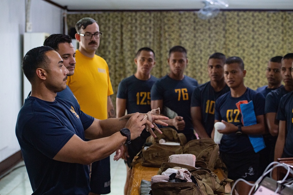 Pacific Partnership 2022 Personnel Participate in Tactical Combat Casualty Care Training