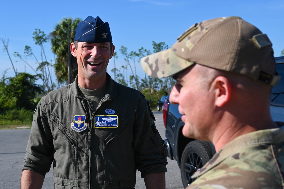 33rd Fighter Wing commander visits the 337th Air Control Squadron