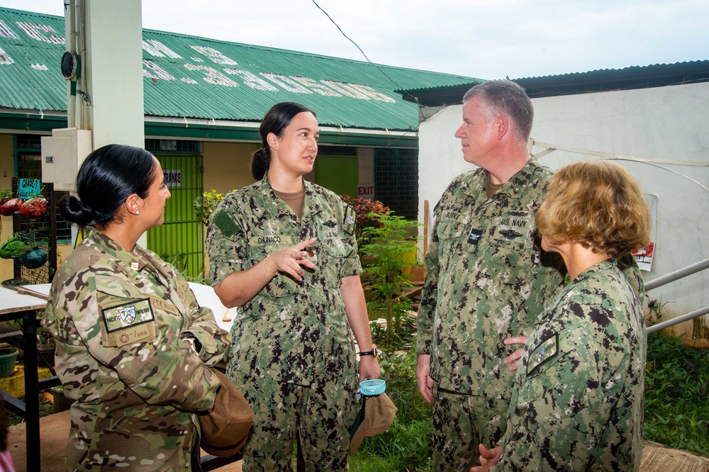 Pacific Partnership 2022 leaders tour Santa Monica Health Fair