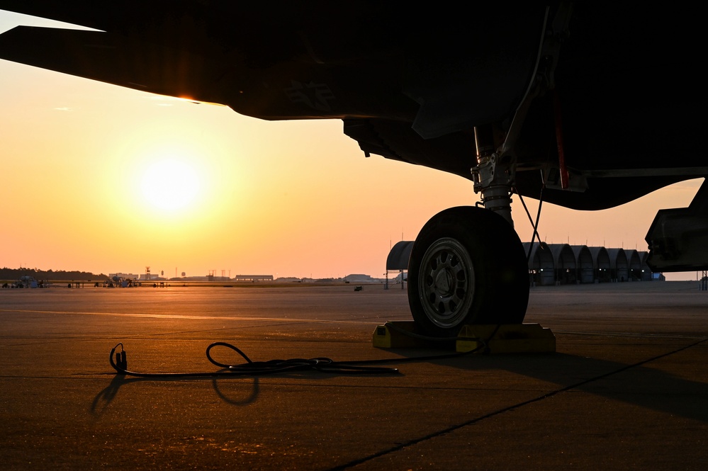 Sunrise at 33rd Fighter Wing