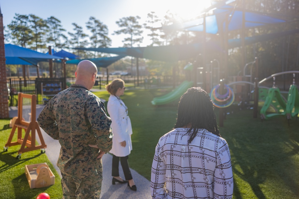 Commanding General Visits Facilities on Camp Lejeune