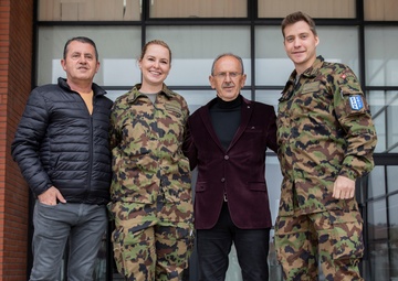 KFOR attends ribbon cutting ceremony to mark generator donation to local school