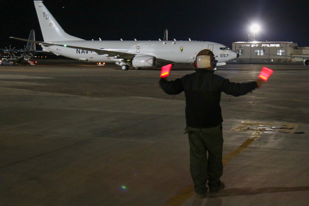 VP-4 Landing at night