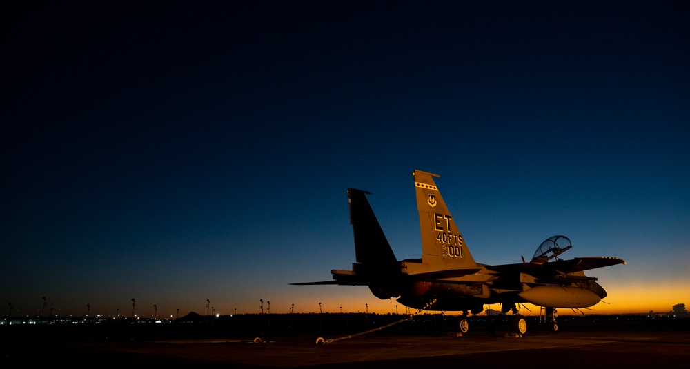 F-15 acoustic testing