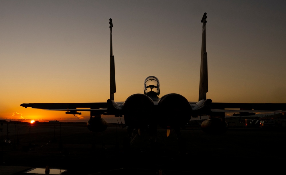 F-15 acoustic testing