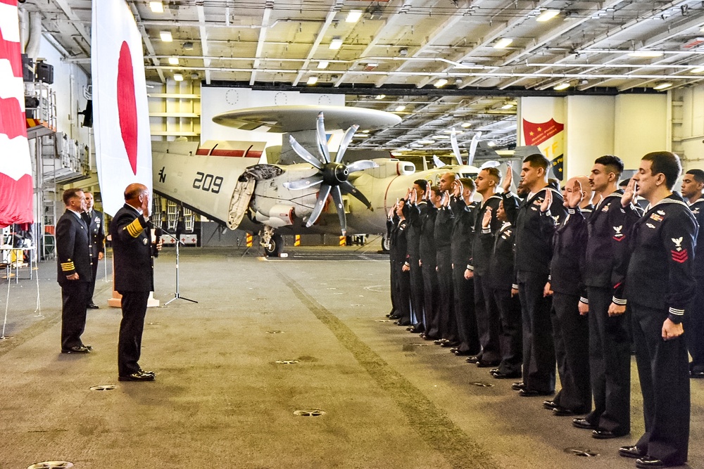 CNO Visits USS Ronald Reagan