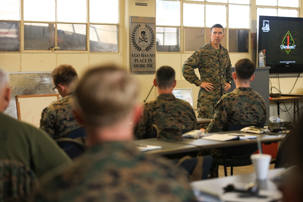 Division religious program personnel train to provide casualty care