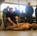 Division religious program personnel train to provide casualty care