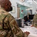 Chief Master Sgt. Tyrone McDougald and Senior Master Sgt. Yue Yan Huang visit the 1st Special Operations Medical Group