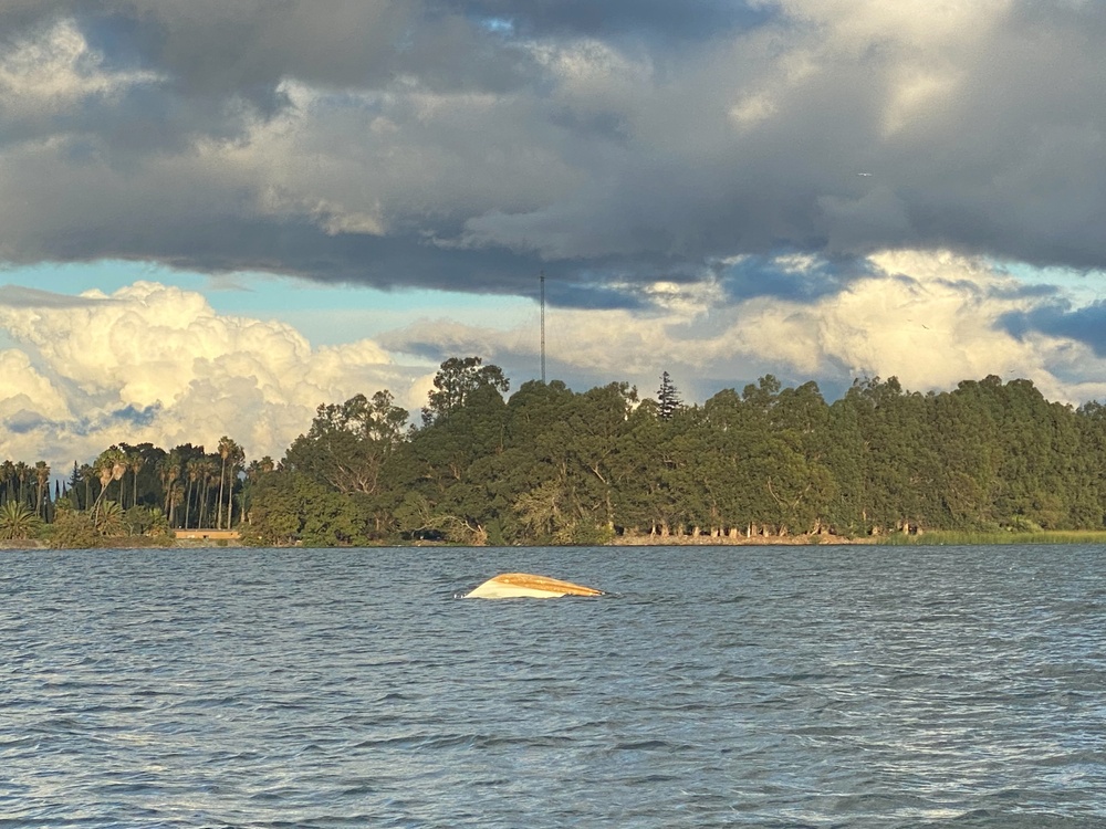 Coast Guard rescues 3 from capsized boat on San Joaquin River