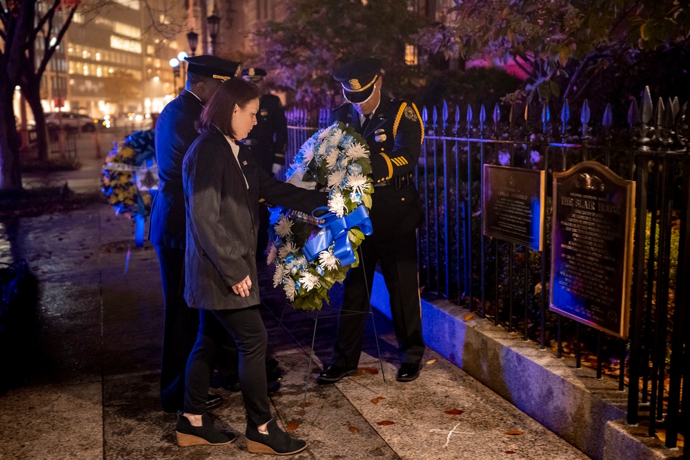 Wreath Laying in honor of Officer Coffelt