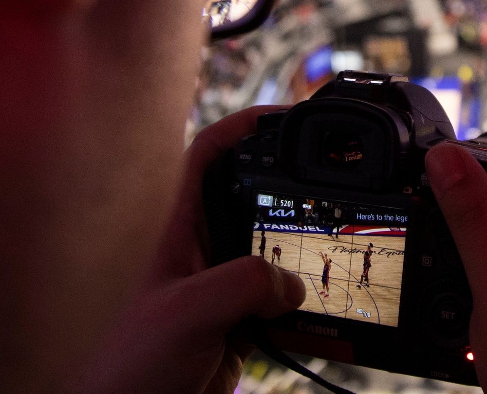 Army Reserve Public Affairs Cover Detroit Pistons Military Appreciation Night