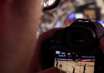 Army Reserve Public Affairs Cover Detroit Pistons Military Appreciation Night