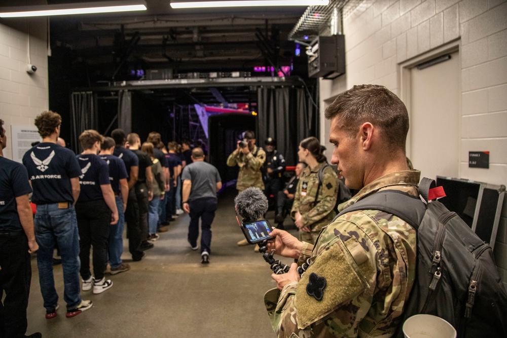 Army Reserve Public Affairs Cover Detroit Pistons Military Appreciation Night