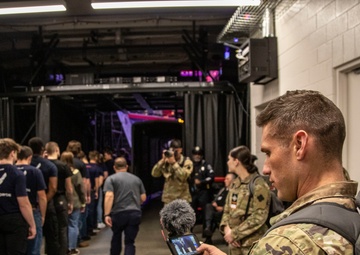 Army Reserve Public Affairs Cover Detroit Pistons Military Appreciation Night