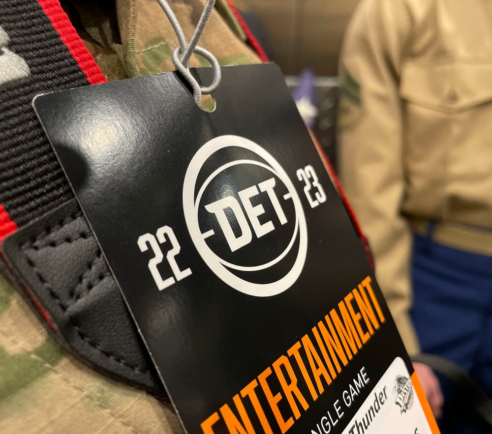 Army Reserve Public Affairs Cover Detroit Pistons Military Appreciation Night
