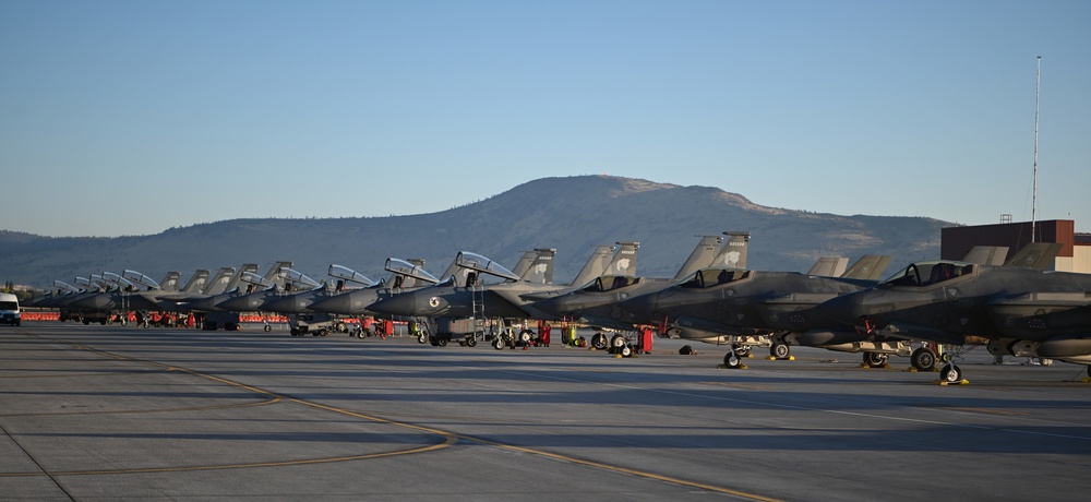 F-35 fighters put 173rd Fighter Wing’s ample range space to the test