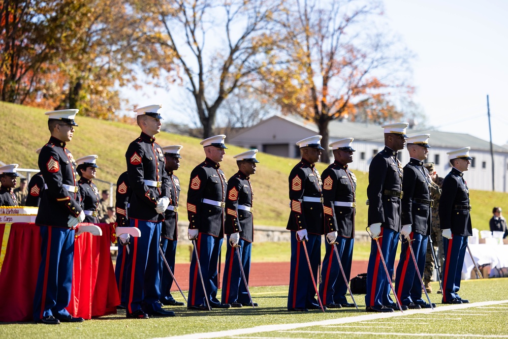 Marine Corps Base Quantico Cake Cutting Ceremony