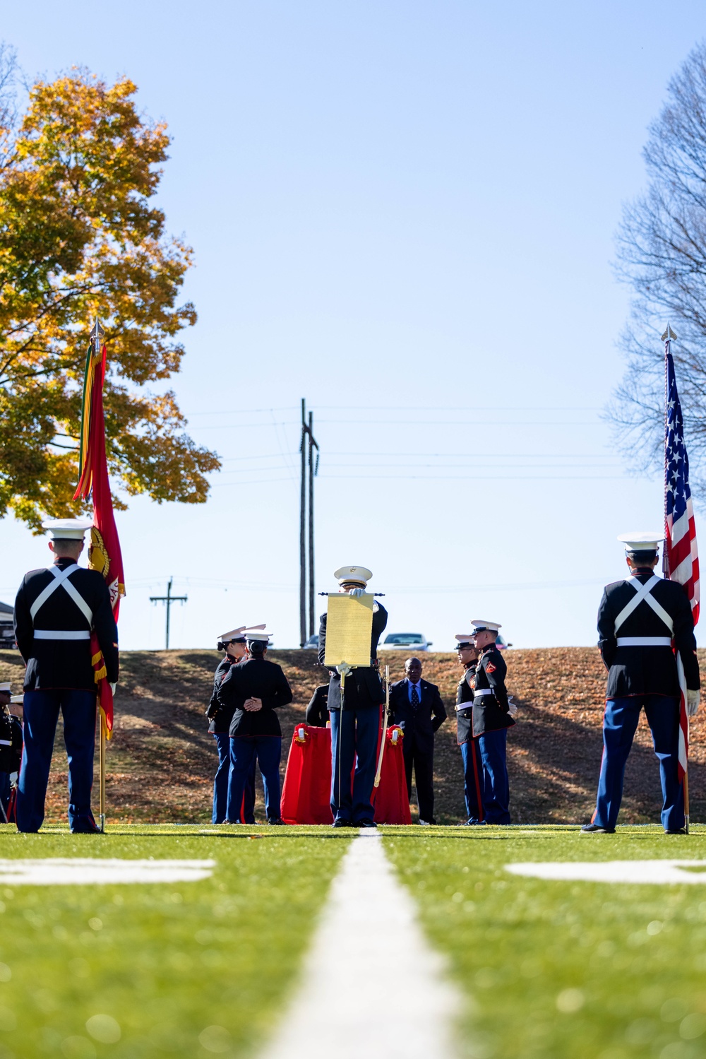 Marine Corps Base Quantico Cake Cutting Ceremony