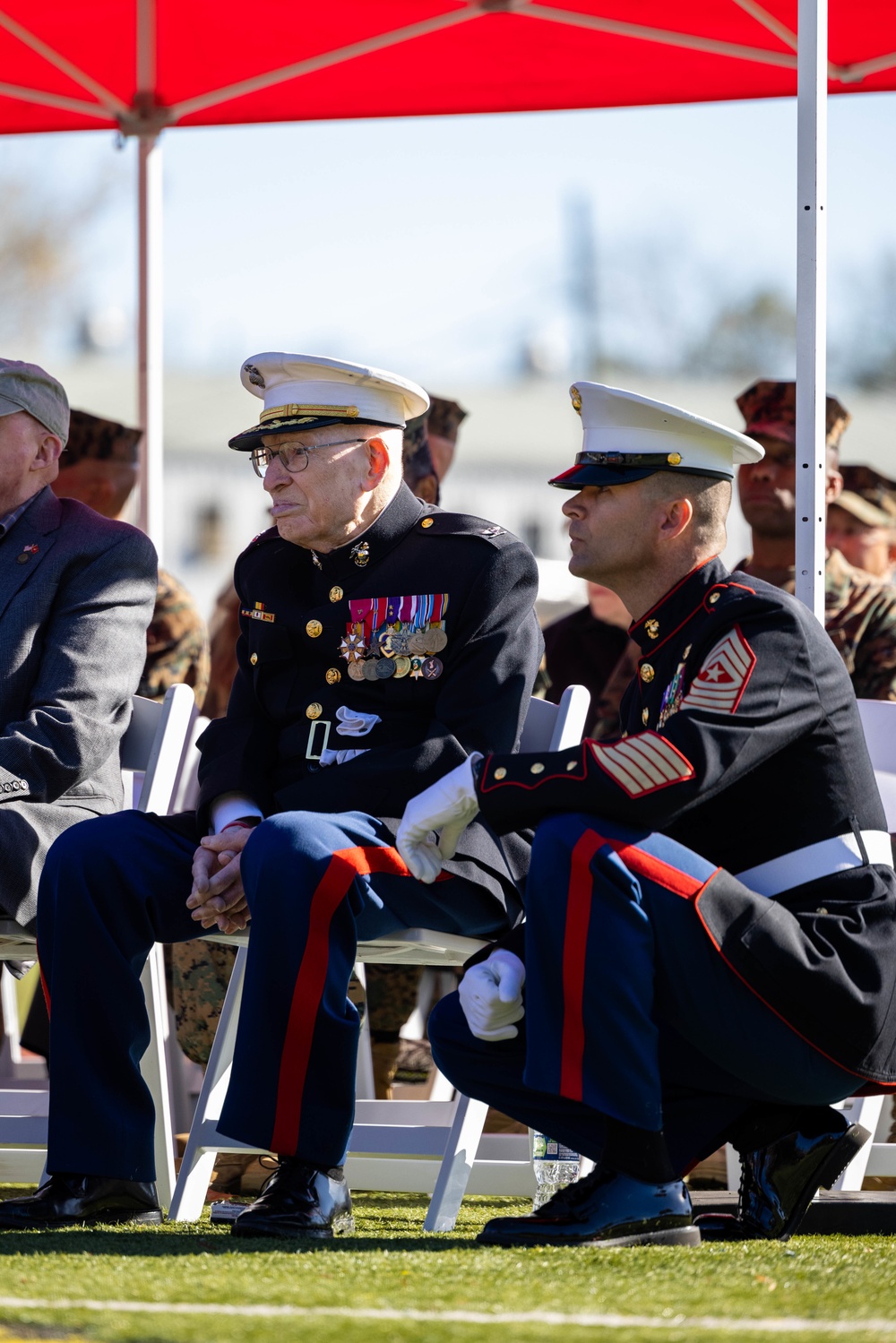 Marine Corps Base Quantico Cake Cutting Ceremony