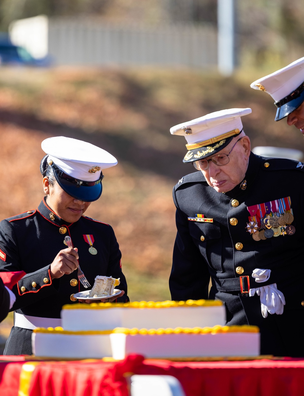 Marine Corps Base Quantico Cake Cutting Ceremony