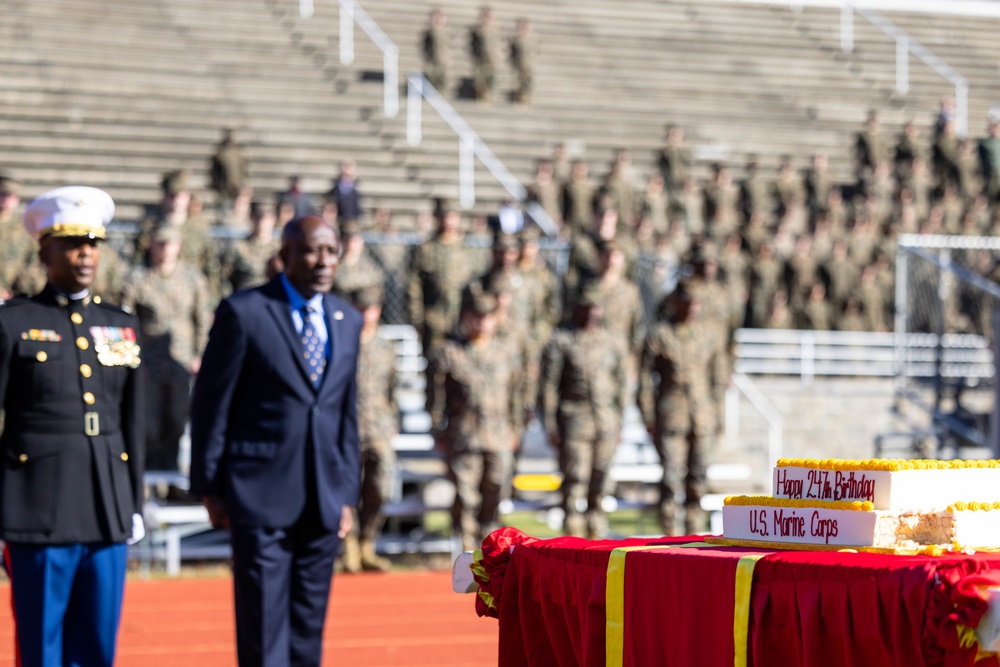 Marine Corps Base Quantico Cake Cutting Ceremony