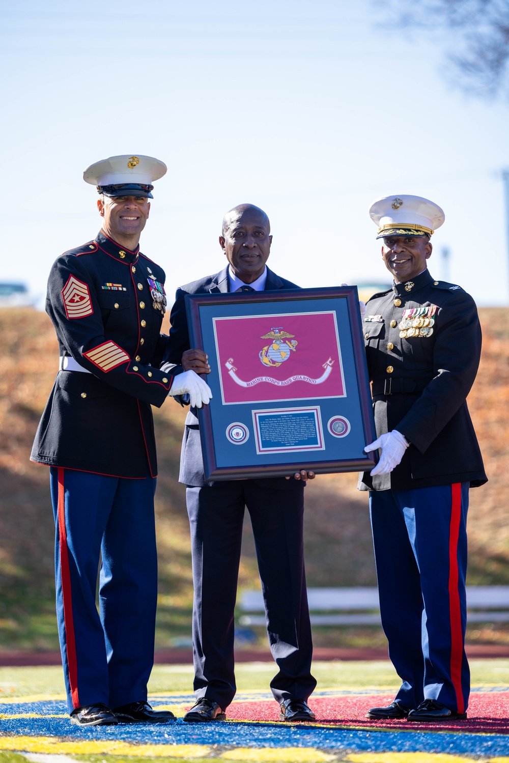 Marine Corps Base Quantico Cake Cutting Ceremony