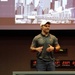 JP Lane, a motivational speaker, Army Veteran and double amputee spoke with Soldiers from the 75th Field Artillery Brigade