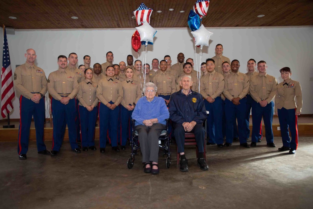 Iwo Jima Survivor Celebrates USMC 247th Birthday