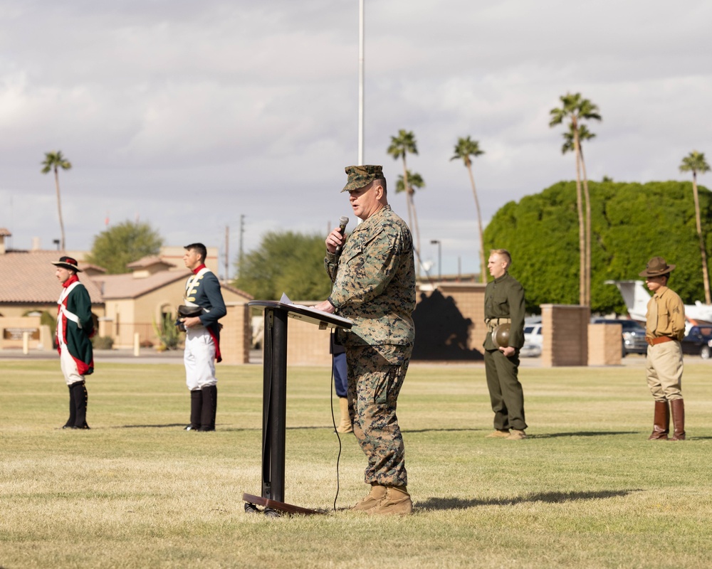 MCAS Yuma hosts 247th Birthday Cake Cutting Ceremony