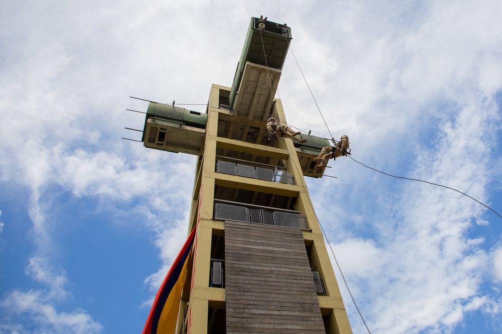 Exercise Southern Vanguard 23 Rappelling