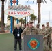 Welcome to Las Vegas sign turns Air Force Blue for 75th Anniversary