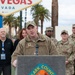 Welcome to Las Vegas sign turns Air Force Blue for 75th Anniversary