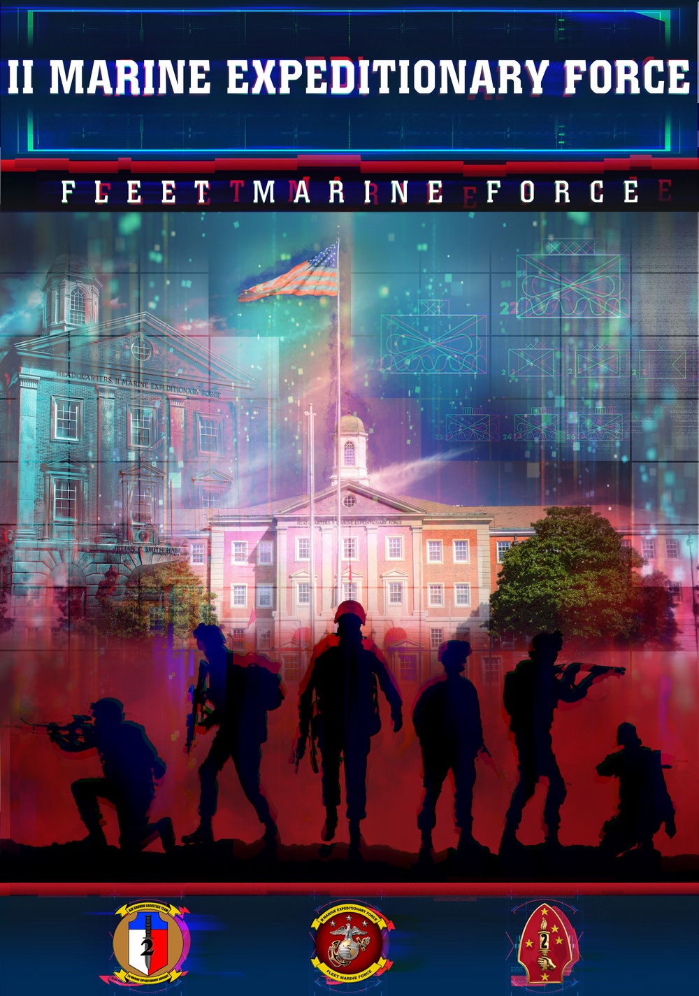 II Marine Expeditionary Force Campaign poster