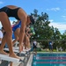 Local swim teams dive back into competition at Andersen AFB