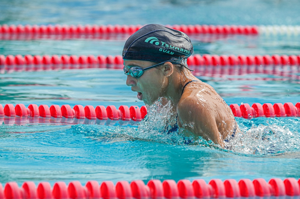 Local swim teams dive back into competition at Andersen AFB