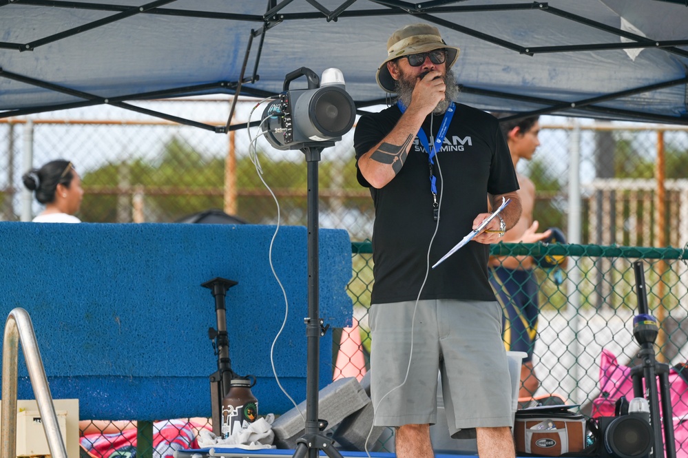 Local swim teams dive back into competition at Andersen AFB